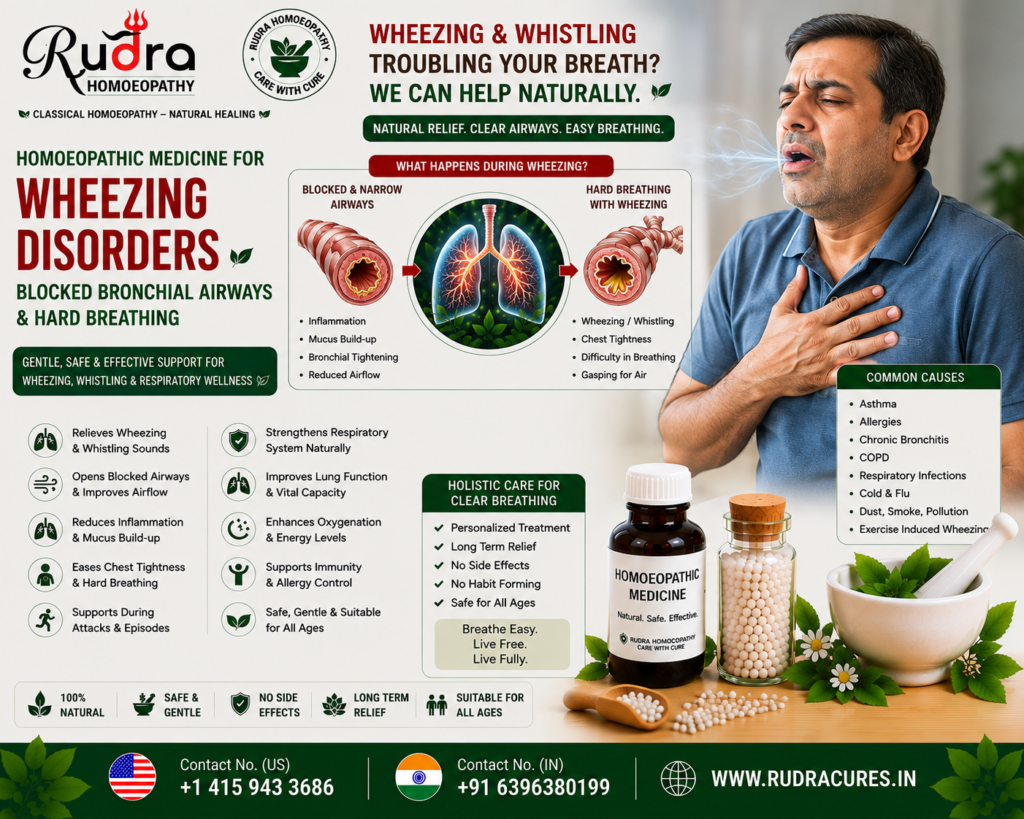 Homeopathic remedies for chest wheezing, whistling lung sounds, bronchial spasms, allergic asthma, and phlegm clearance