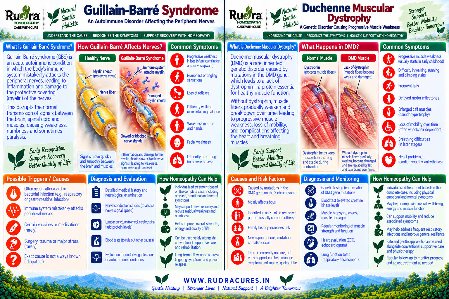 Homeopathic Medicine for Guillain-Barre Syndrome & Duchenne Muscular Dystrophy