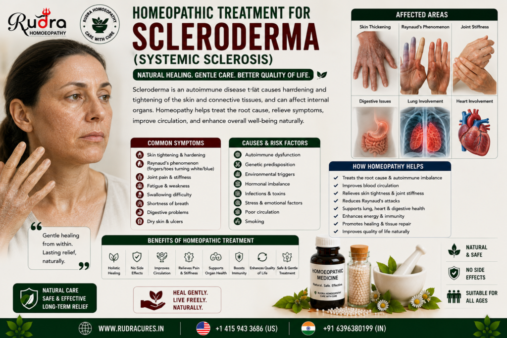 Homeopathic remedies for scleroderma, Raynauds phenomenon, skin tightening, sclerodactyly, and anti Scl-70 care