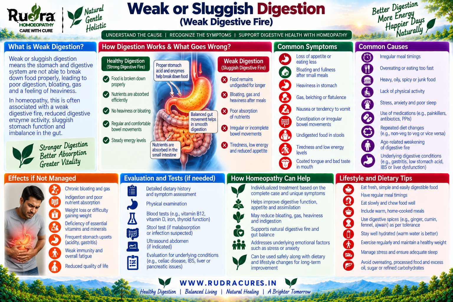 homeopathic medicine for weak or sluggish digestion