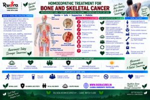 Homeopathic medicine for bone cancer showing osteosarcoma tumor care and nocturnal bone pain relief