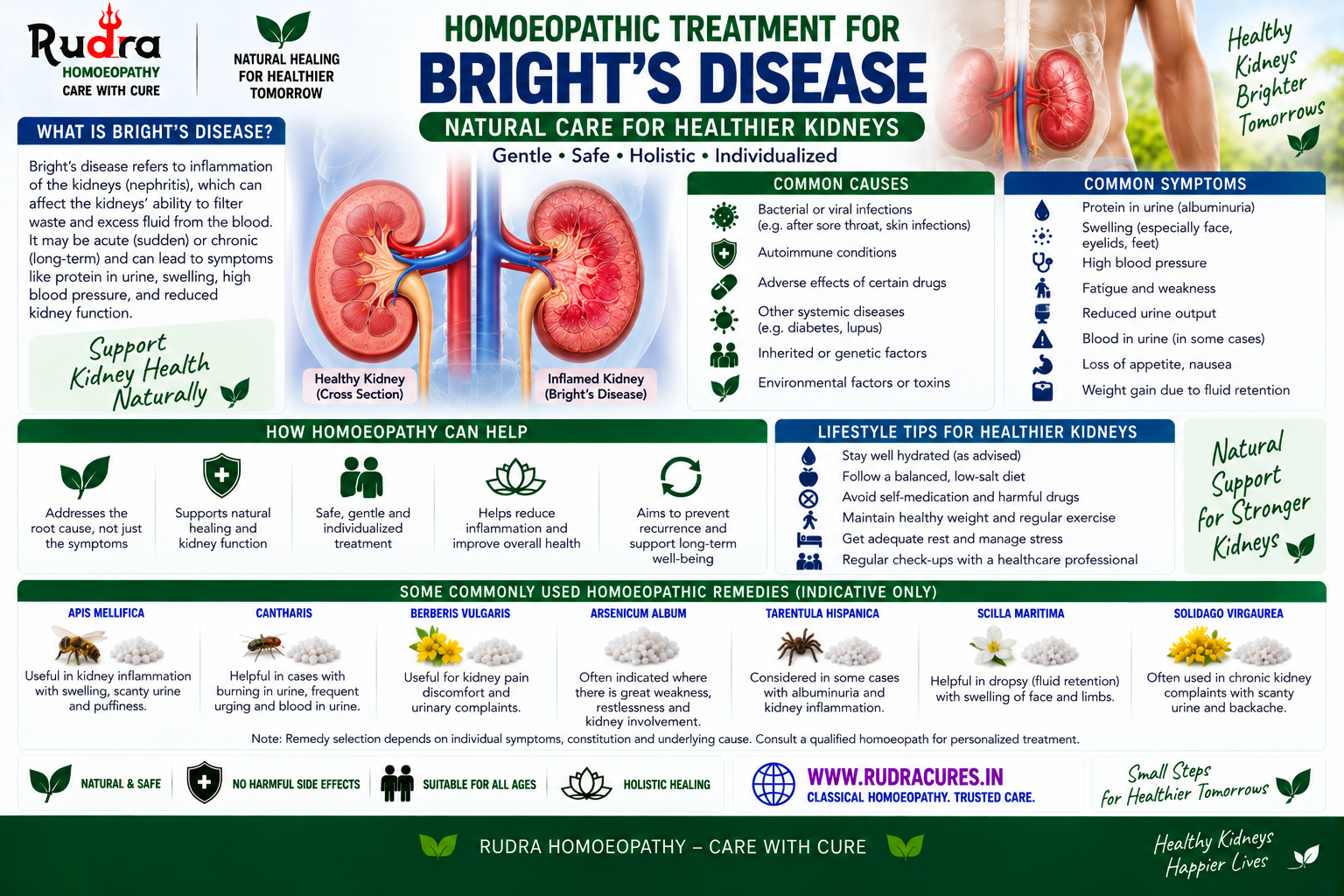 Homeopathic remedies for glomerulonephritis, smoky urine, uremic coma, mercurius corrosivus, apis mellifica, and terebinthina