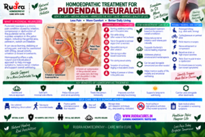 Homeopathic medicine for pudendal neuralgia showing pelvic nerve pain relief, perineal care, and natural nerve healing